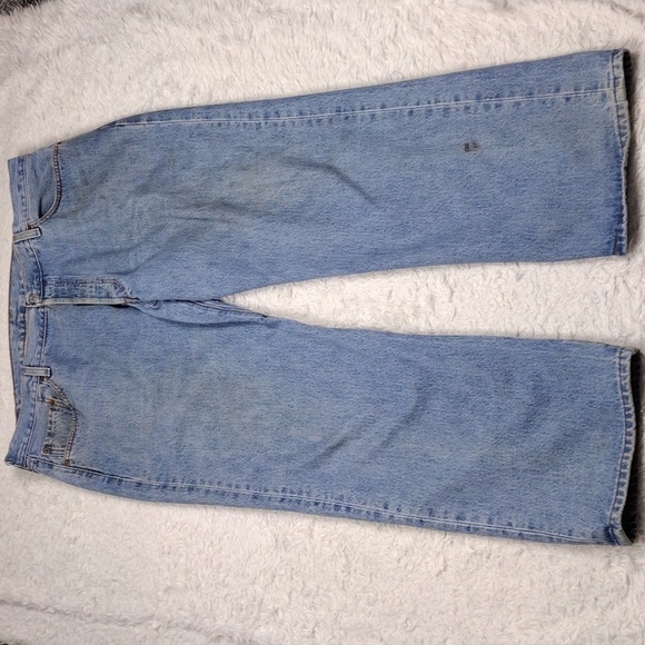 Levi's 501 Vintage Blue Light Wash Five Pocket Button Fly Straight Leg Jean - Picture 2 of 16